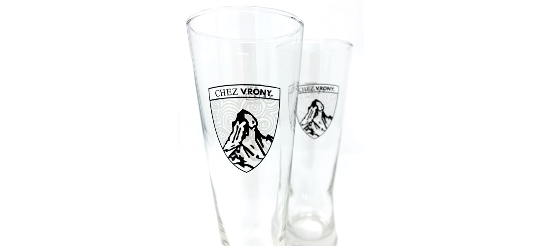 Chez Vrony Beer Glass