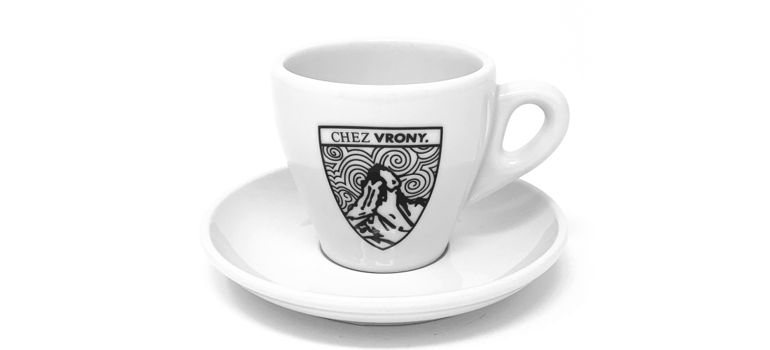 Chez Vrony Coffee Cup and Saucer