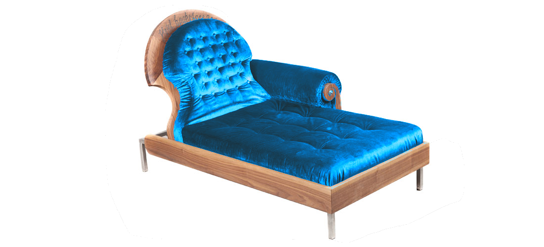 European Walnut / Blue Velvet