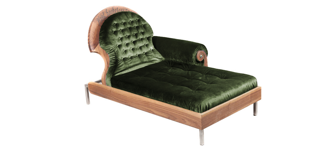 European Walnut / Green Velvet