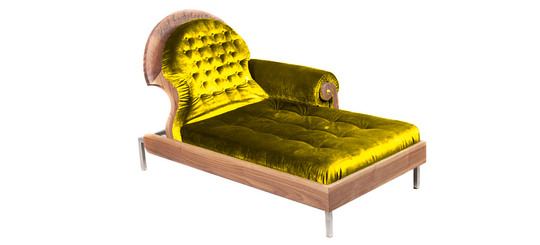 European Walnut / Yellow Velvet