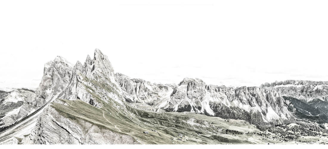 St. Ulrich, Val Gardena, Italy, August 2018

Limited edition of 3 per size

220cm length x 95cm height

 